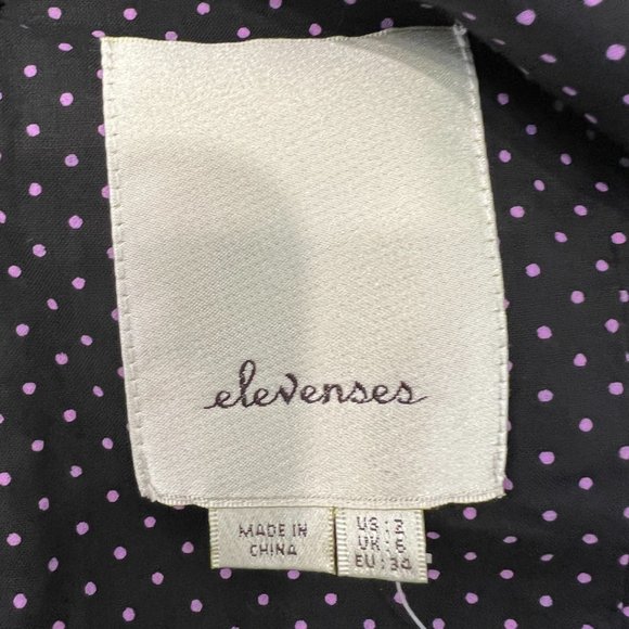 Anthropologie Elevenses Black Cut Out Cold Shoulder Jumpsuit Romper Womens 2 - Picture 7 of 8